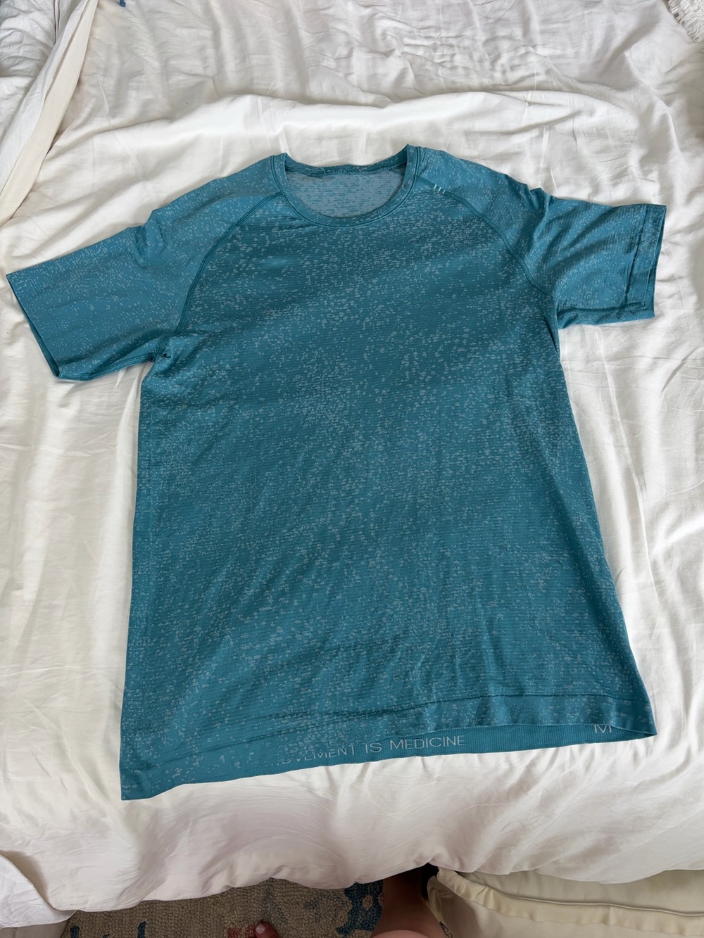 lululemon athletica Teal Short-Sleeve Performance Tee